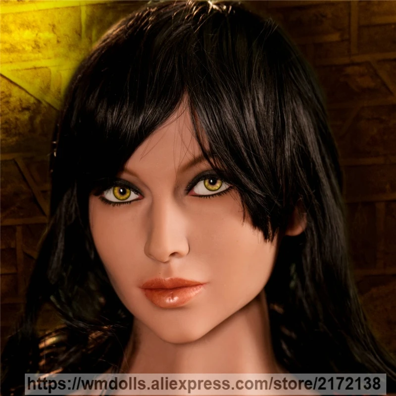 WMDOLL кукла для орального секса Head сексуальных реальных силиконовых