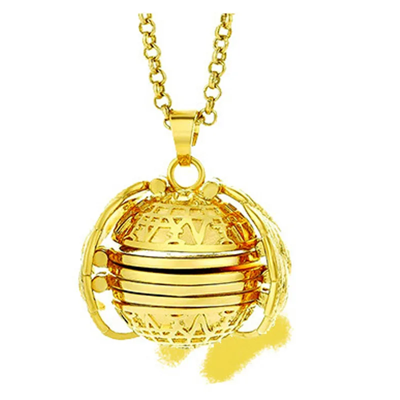 TJP 1 шт. золотой тон расширение фото медальон Подвески Ожерелья Крылья Ангела