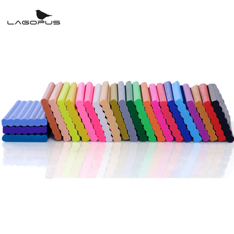 Новинка 24 цвета шт./компл. мягкая полимерная глина для моделирования слизи с