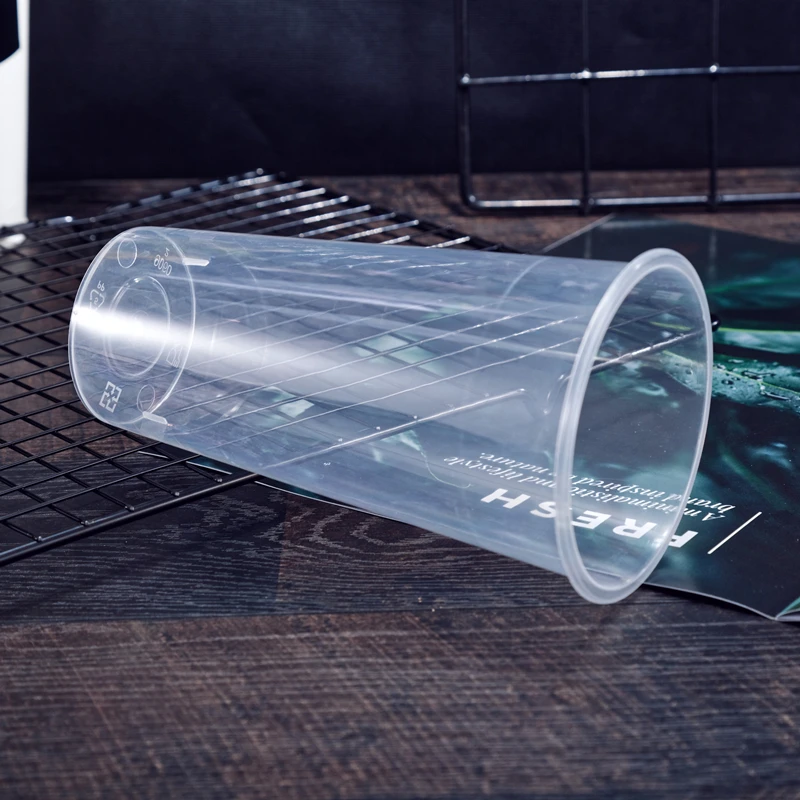 Прозрачные одноразовые кофейные чашки 90 калибра 50 шт. вечерние пластиковые для