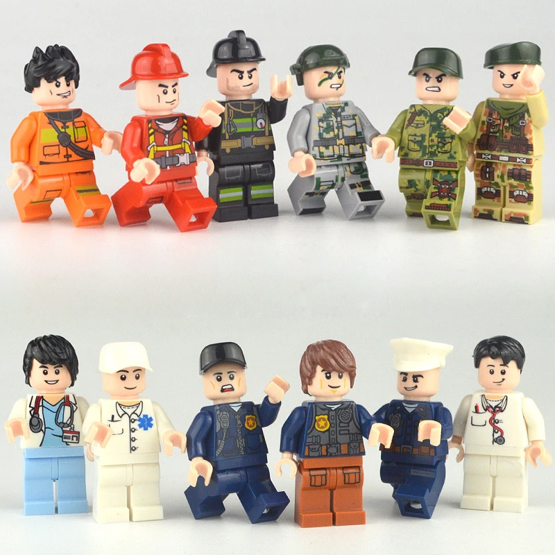 100 шт./лот Ninjago фигурки Marvel блоки образовательные строительные кирпичи игрушки набор для детей игрушки