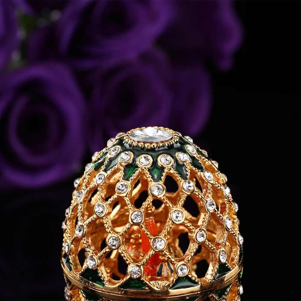 QIFU роскошный Русский стиль qifu faberge яйцо ремесло украшения миниатюры ремесло
