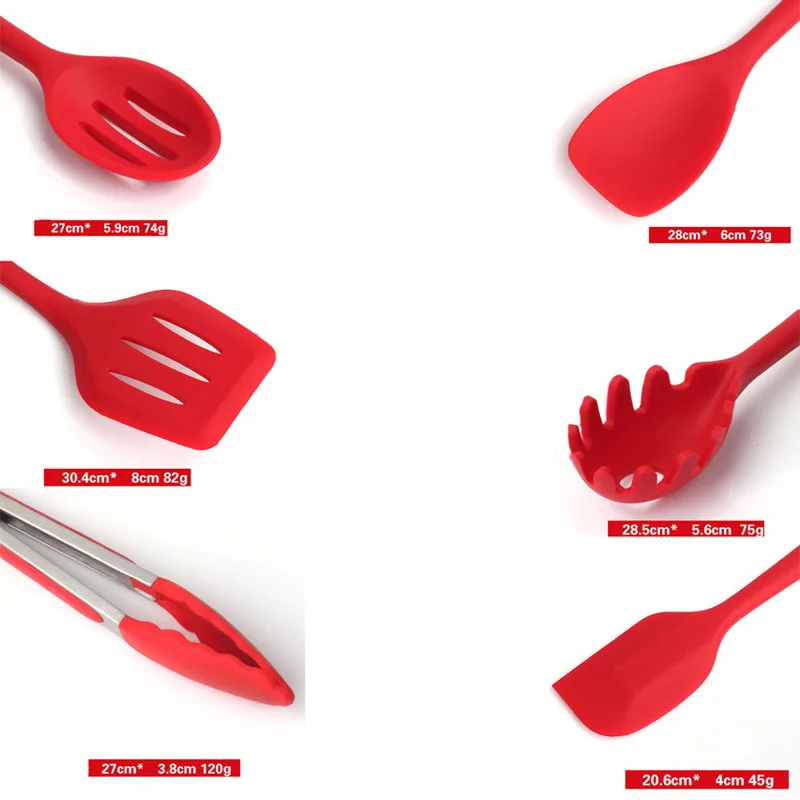 Новый набор посуды 10 комплектов антипригарная термостойкая силиконовая посуда