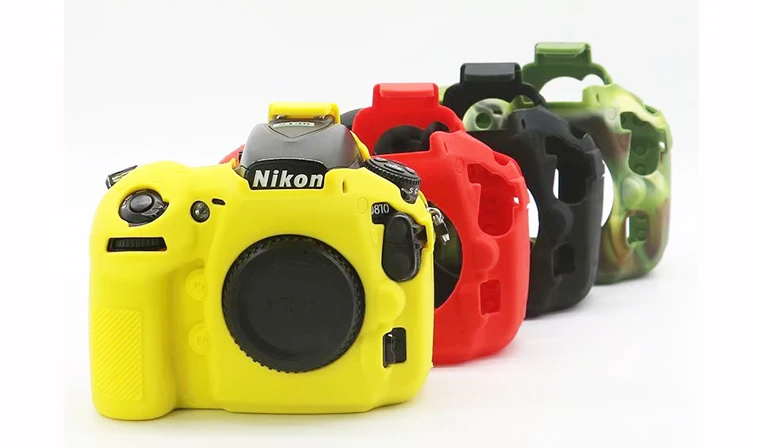 Мягкий силиконовый резиновый чехол для Nikon D810 D850 D7500 D3400 D3500 D750 D7100 защитный корпуса