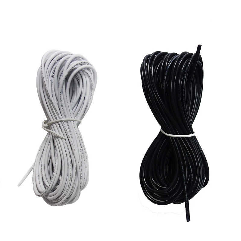 2 Pin 10 м 20 18AWG 20AWG 22AWG 24AWG Электрический белый черный Удлинительный провод светодиодный силовой кабель для одноцветные светодиодные ленты