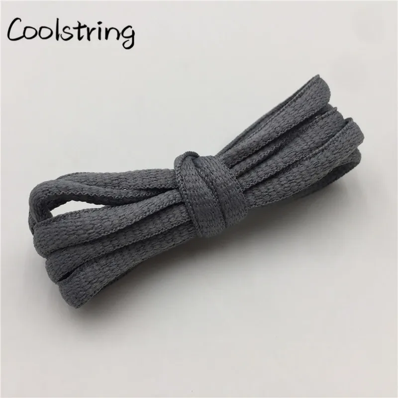 Coolstring Cool 6 мм ширина модные спортивные овальные шнурки кроссовки Ropelaces однотонные баскетбольные шнурки идеальные шнурки для обуви