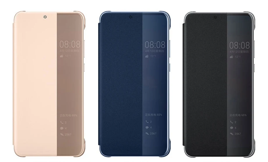Чехол huawei P20 P20 pro, прозрачный, умный, сенсорный, флип-чехол,,, официальный, huawei P20 P20 Pro, кожаный, флип-чехол для телефона
