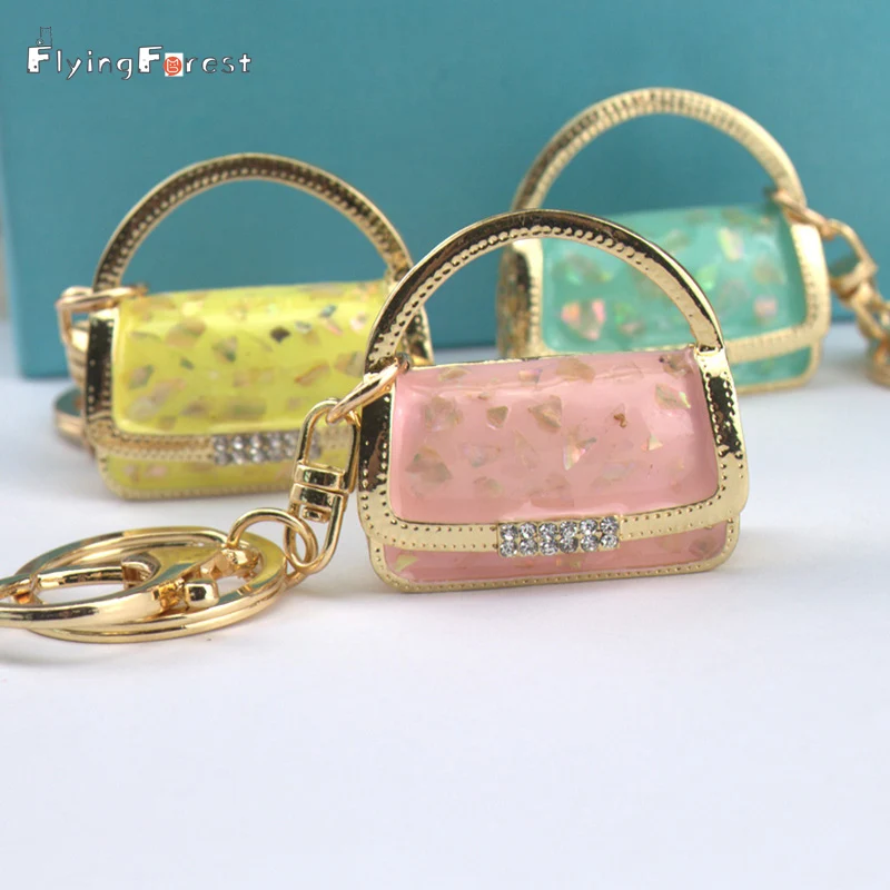 Luxury Crystal BAG Key Chain Women Handbag Charms Ring Holder FOR Woman Keychain for Bag Best Friend Charms|key ring holder|bag key chainhandbag