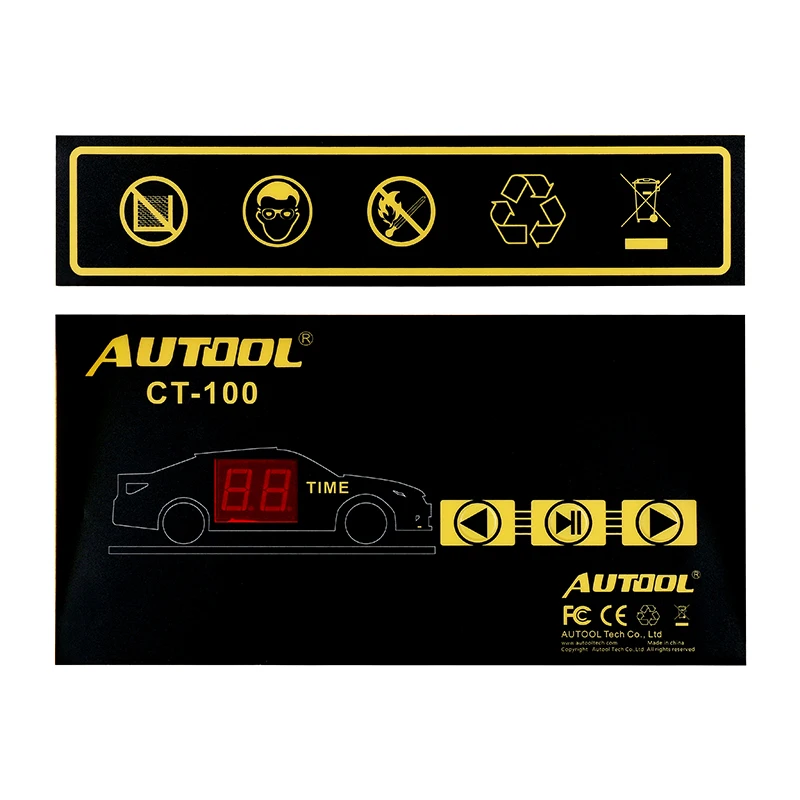 AUTOOL CT100 Профессиональный Универсальный gasonline автомобильный Мотоцикл Авто