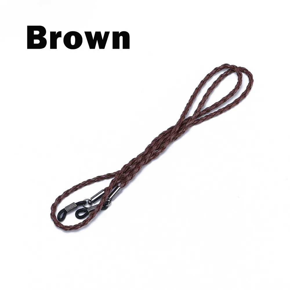 Style1-brown 70cm Горячая Распродажа, цепочка для очков, женская золотая металлическая цепочка для солнцезащитных очков, модная мини-корона, кулон, шнурок для очков, подвеска, ювелирное изделие - Цвет: Style1-brown 70cm