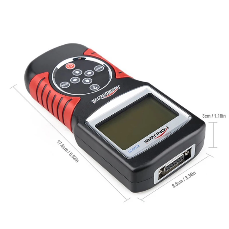 Автомобильный сканер KONNWEI KW820 EOBD OBD2 OBDII диагностический инструмент считыватель