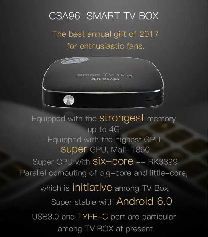 Лучший Android ТВ коробка CSA96 4G/32G+ Королевский IP ТВ арабский, персидский курдской скандинавский IPTV 1750 спортивных фильмы дети BT4.0 Wi-Fi в формате 4 K UHD