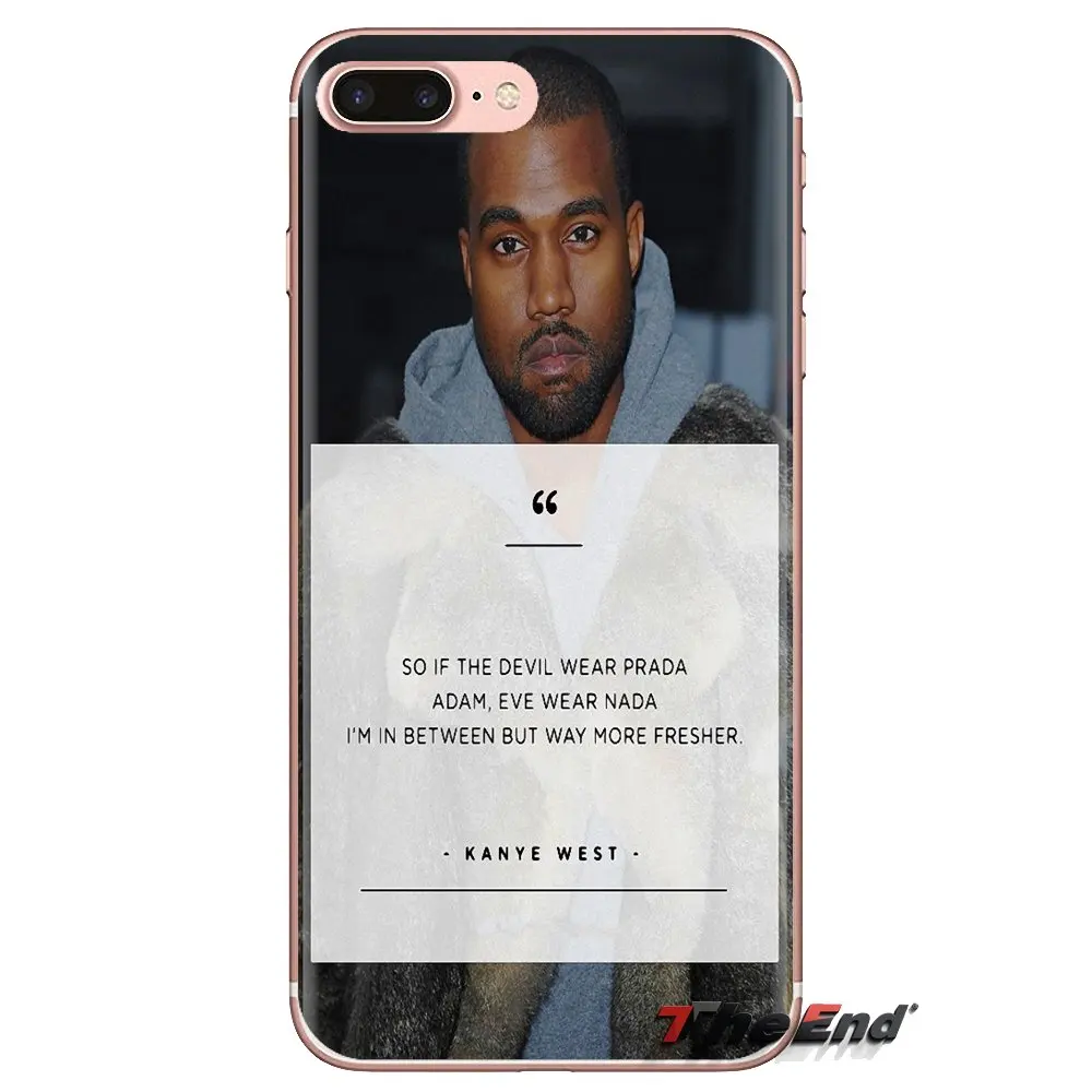 Мягкий чехол-сумка Kanye Omari West quote USA Music Star для Xiaomi Mi4 Mi5 Mi5S Mi6 Mi A1 A2 5X 6X 8 9 Lite SE Pro Max Mix 2 3 2S