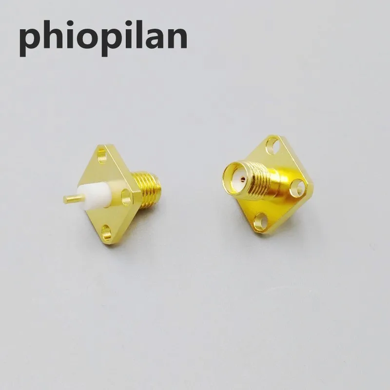 Коннектор Phiopilan SMA KF KFD коаксиальный с 4 отверстиями|connector sma|connector femaleconnector panel |