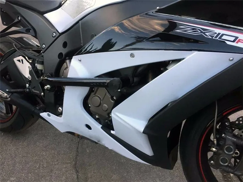 

Engine Crash Bar Guard Black Steel Highway Bars Frame Protector crashbars For Kawasaki NINJA ZX-10R ZX10R 2011-2014 2012 2013