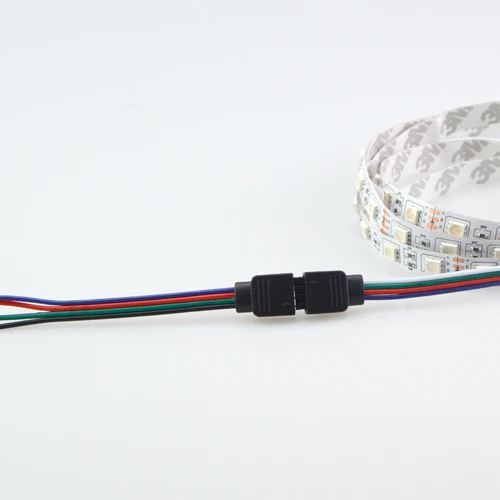 50 шт. RGB 4 контактный гнездовой разъем 10 мм без кабеля для пайки печатная плата