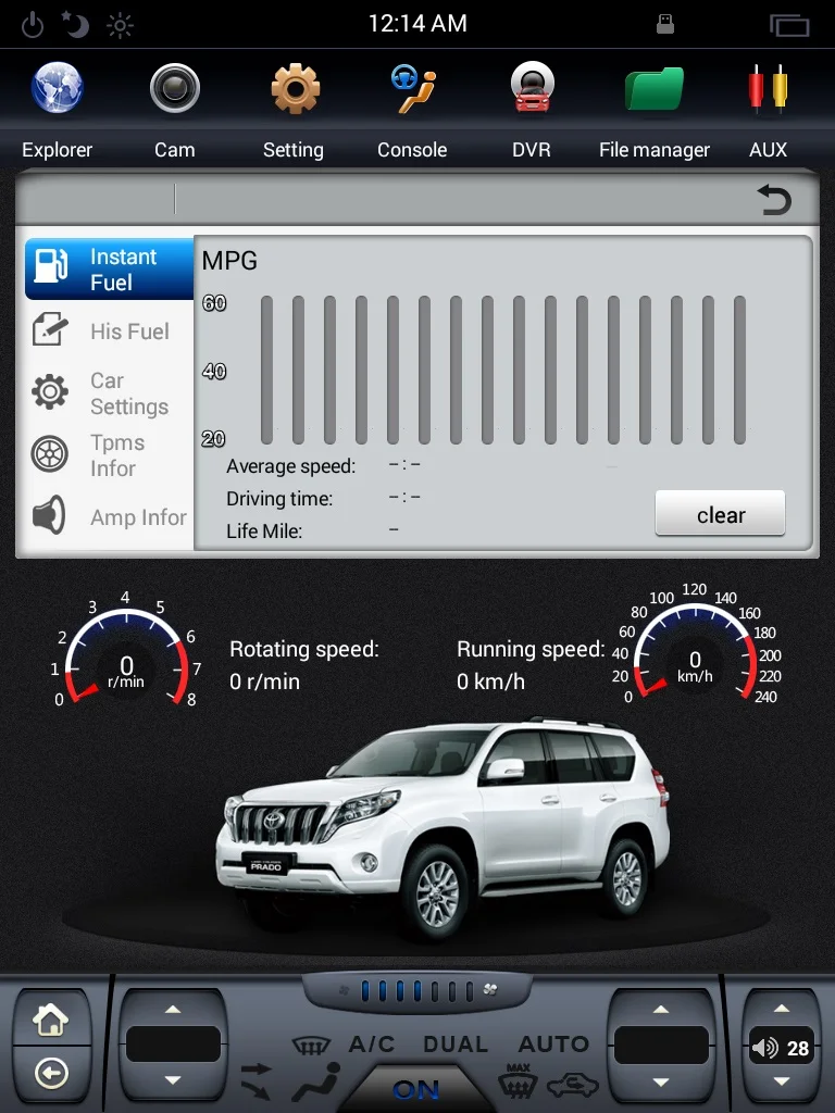 "YOKOTRON" 12," Telsa стиль сенсорный Android 7,1 Автомагнитола RDS для Honda Accord 7 CL7 2003-2007+ gps+ камера заднего вида