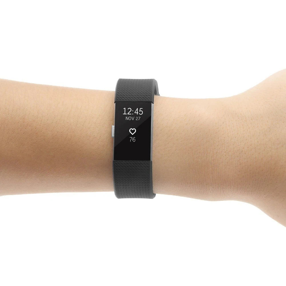 Горячая замена силиконовый Смарт Браслет Ремешок для Fitbit Charge 2|Смарт-аксессуары| |