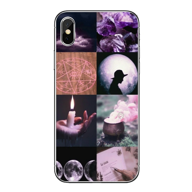 Трава ведьма лунный свет для iPhone X XR XS Max 8 7 6s 6 plus SE 5S 5c 5 4S 4 iPod Touch чехол мягкий чехол для телефона чехол s - Цвет: Herb-Witch-A-02