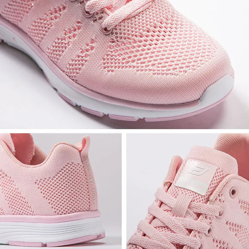 FANDEI кроссовки женские Для женщин кросовки Обувь с дышащей сеткой мягкий свет Вес