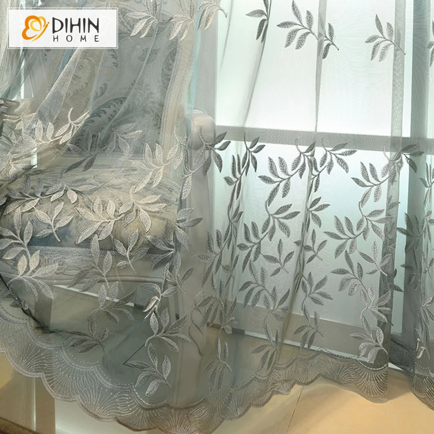 DIHIN горячая Распродажа вышитые европейские деревенские шторы Chemile римские