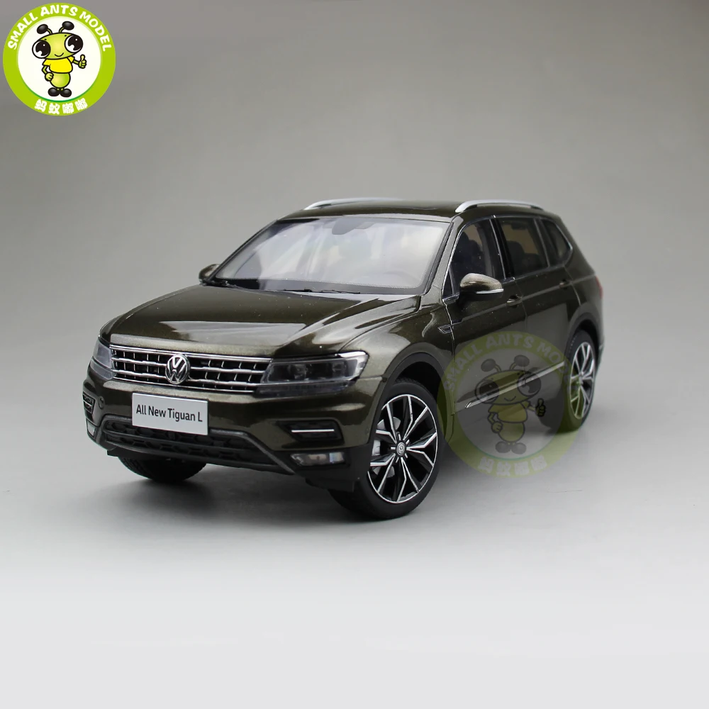 

1/18 Ti guan L 2017 SUV Diecast Metal SUV CAR MODEL Toys for Kids gift hobby collection Brown
