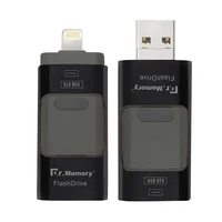 3in1 otg usb flash disk memory stick for iphone 6s 7 plus tablet pendrive 4gb 8g 16g 32gb pen drive for ios android mobile phone