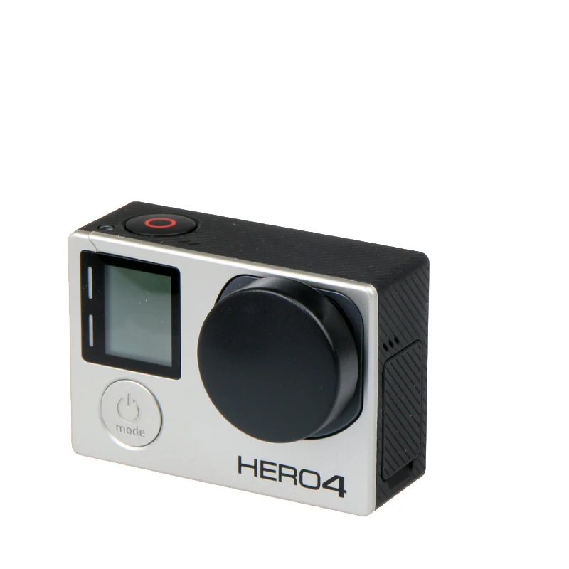 Чехол для объектива + Водонепроницаемый защитный чехол набор защита Go pro Hero 3 4