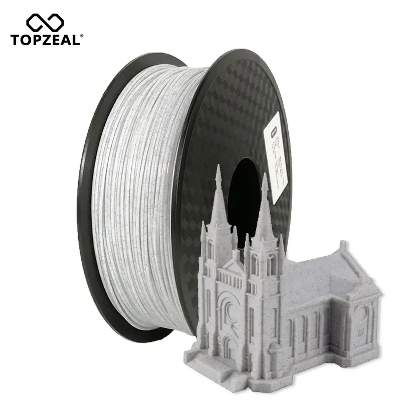TOPZEAL PLA Филамент мраморного цвета 1,75 мм PLA 3D печать Филамент точность+/-0,02 мм 1 кг катушка для 3d принтера