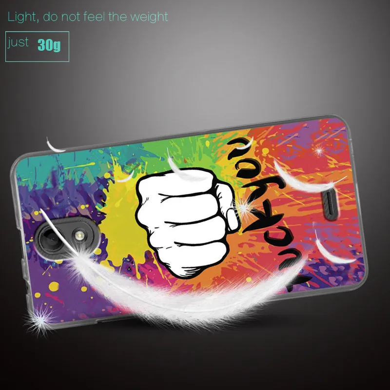 Мягкий ТПУ чехол для Coque Wiko Kenny чехлы силиконовый с мультяшным рисунком 360
