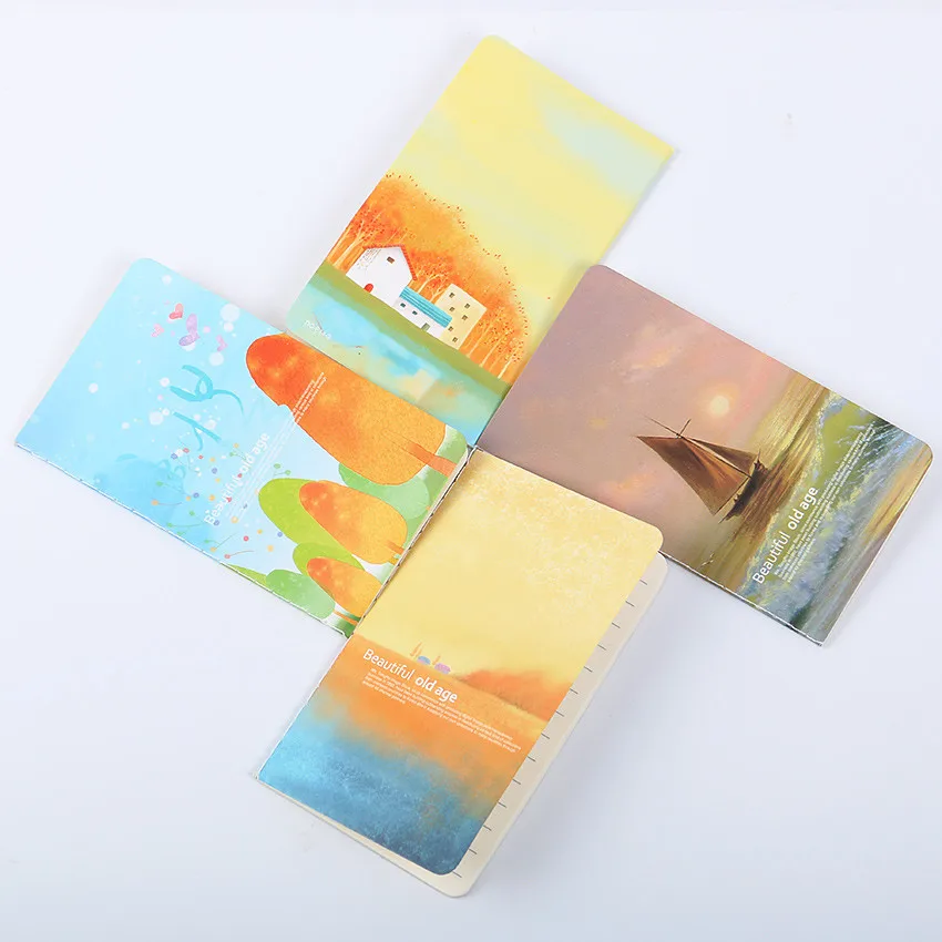 200 шт. Мини Милая Новинка Луна Звезда Вселенная блокнот дневник записывающая