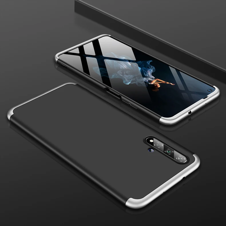 Koosuk 3-in-1 Back Cover For Huawei Honor 20 Pro Honor20 Lite PC Hard Matte Phone Protection Case Coque