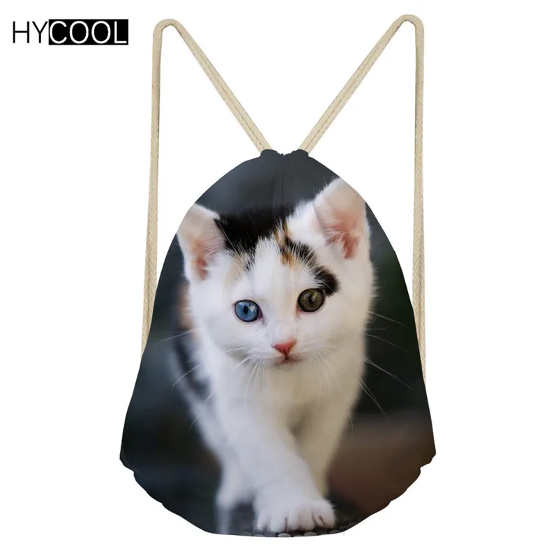 

HYCOOL Kawaii сиамская кошка печатная сумка для тренажерного зала для женщин маленький рюкзак для тренировок спортивная сумка для мужчин для фит...