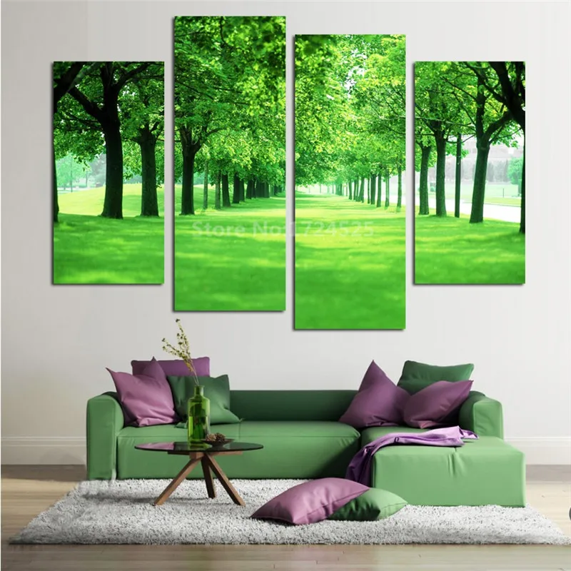 Картина на холсте с цветами и животными без рамки 4 шт.|canvas painting|flower canvas paintingsdecoration