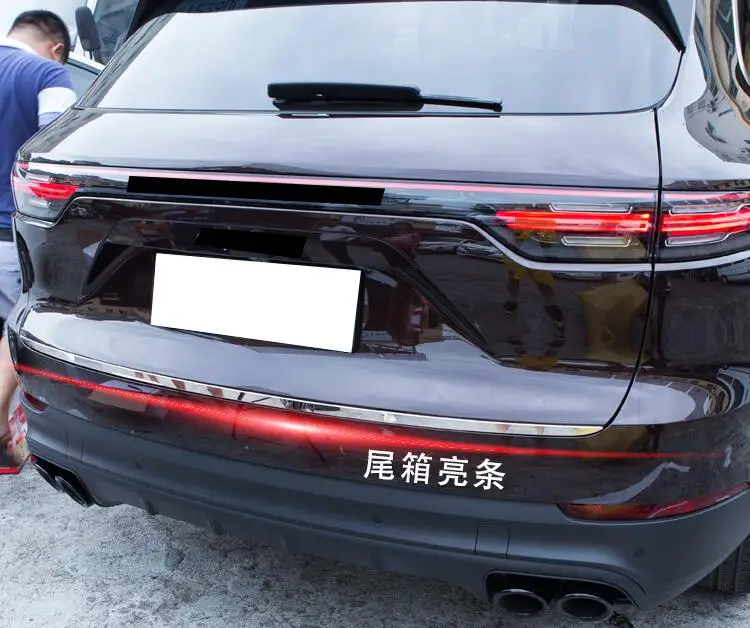 Задний багажник из нержавеющей стали для Porsche cayenne 2018 2019|Хромирование| |