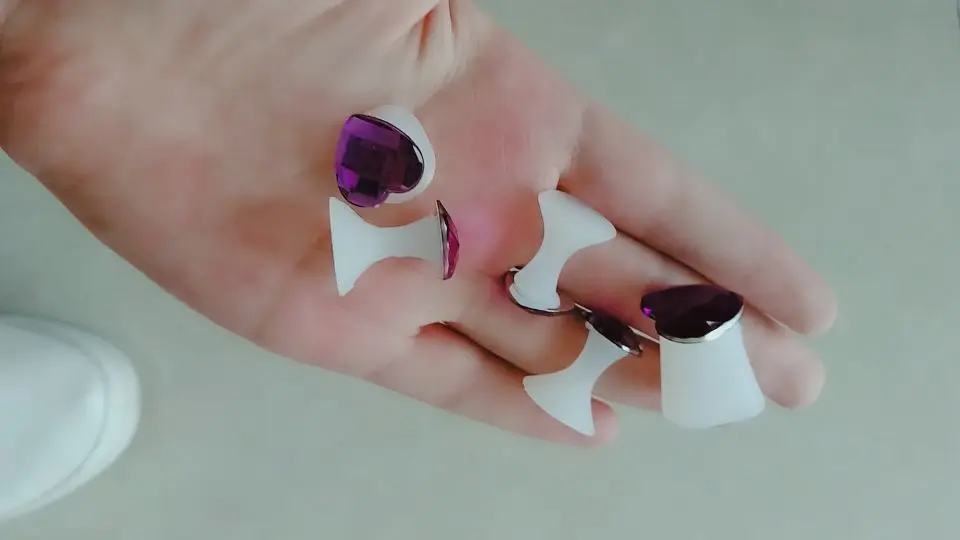 8pcs/lot Silicone Toe Separators Foot Spacers for Home and Salon Use Pedicures Spreader DIY Nail Art Tools | Красота и здоровье