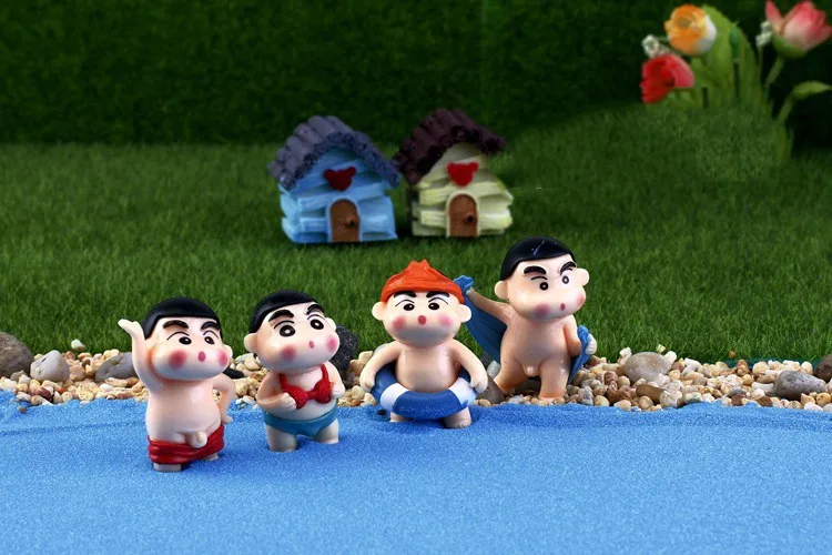 4-Pack мини куклы люди модели Фигурки мини пейзаж Сказочный Сад гномы кукольный домик фигурка украшения миниатюрные DIY