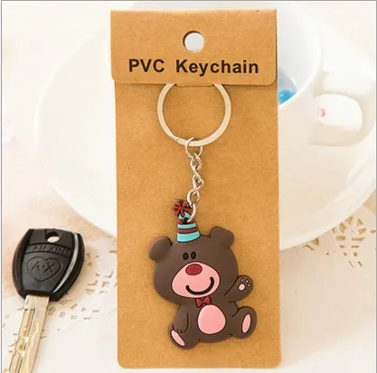 Новый пункт 18 брелок мультяшный аксессуары из мягкого пвх с котом сувенирные