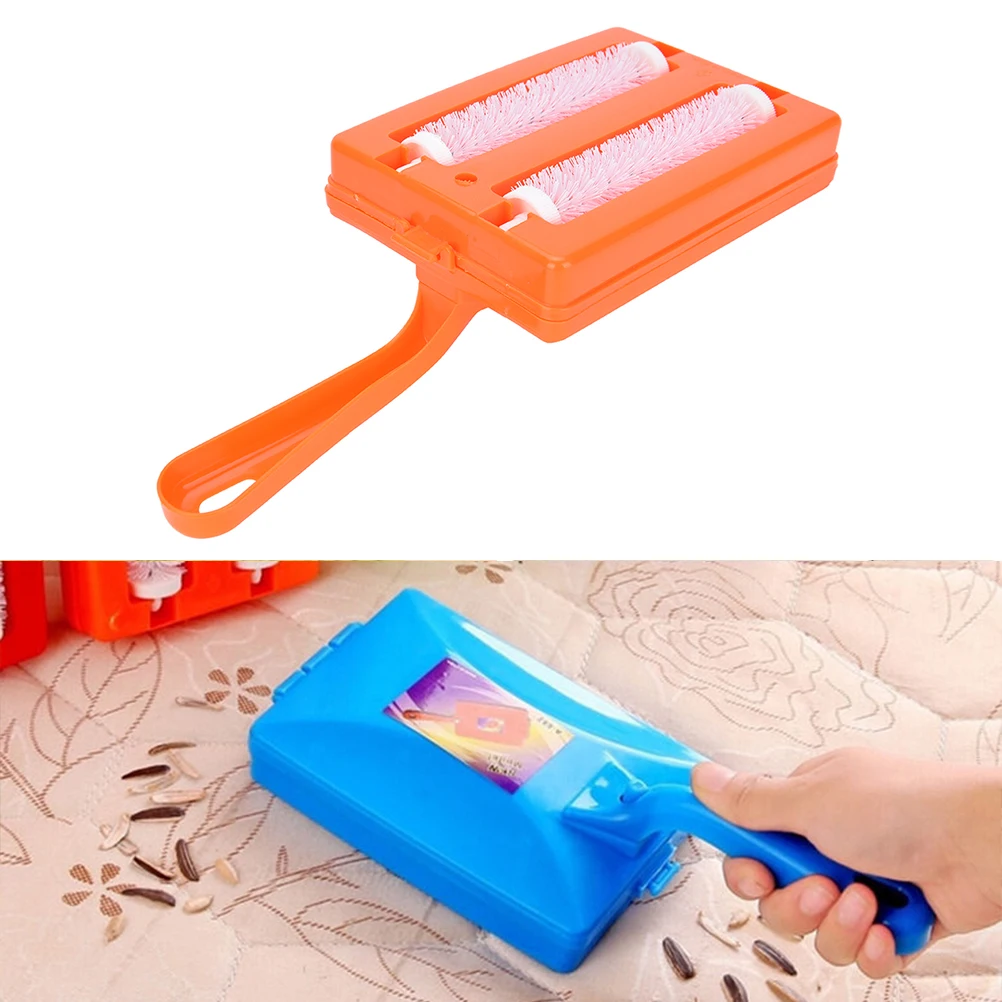 

2 Brushes Heads Handheld Carpet Table Sweeper Crumb Brush Cleaner Roller Tool For Home Cleaning Brushes Wholesale