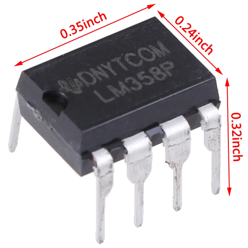 

10 Pieces LM358P DIP8 LM358 DIP LM358N Operational Amplifier