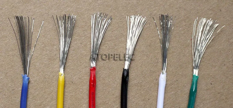UL1007 ПВХ луженая медь многожильный провод кабель 300 В 16AWG/18AWG/20AWG/22AWG/24AWG/26AWG/28AWG/30AWG