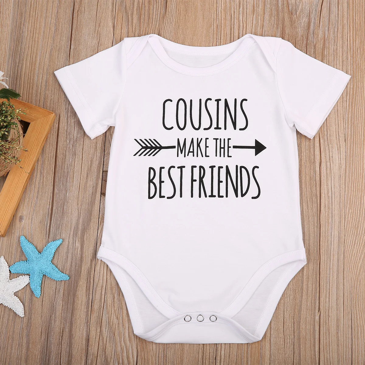 Хлопковый комбинезон с короткими рукавами для новорожденных мальчиков и девочек