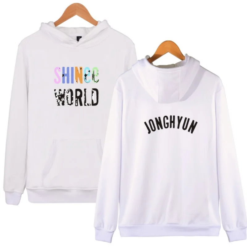 

SHINEE KPOP Camouflage Hoodies Men and Women JONGHYUN Print Hip Hop Funny Winter Streetwear Hooded Sweatshirt For Couple Clothes