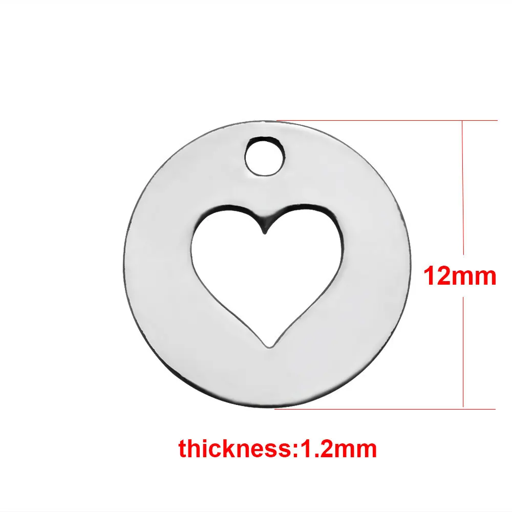 Шарм-браслет из нержавеющей стали с фигурками сердца | Украшения и аксессуары