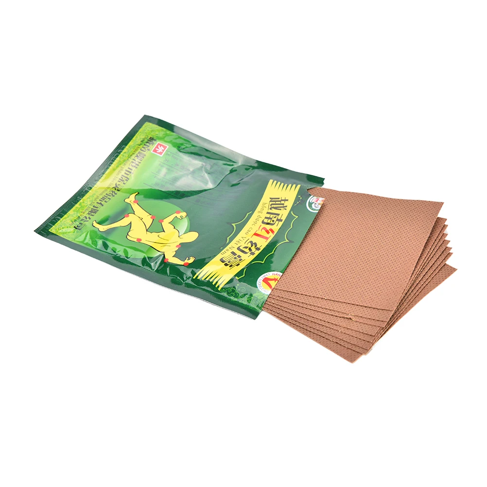 8 шт. меридианов рельеф патч Вьетнам Красный Тигр Бальзам штукатурка кремы белый