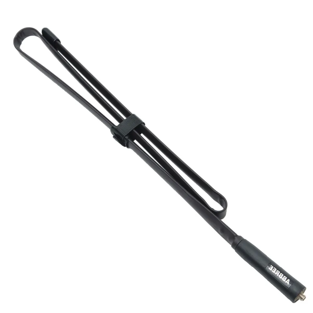 ABBREE SMA-Female VHF UHF Двухдиапазонная 144/430Mhz Складная тактическая антенна для рации Baofeng UV-5R UV-82 Kenwood TK-3207