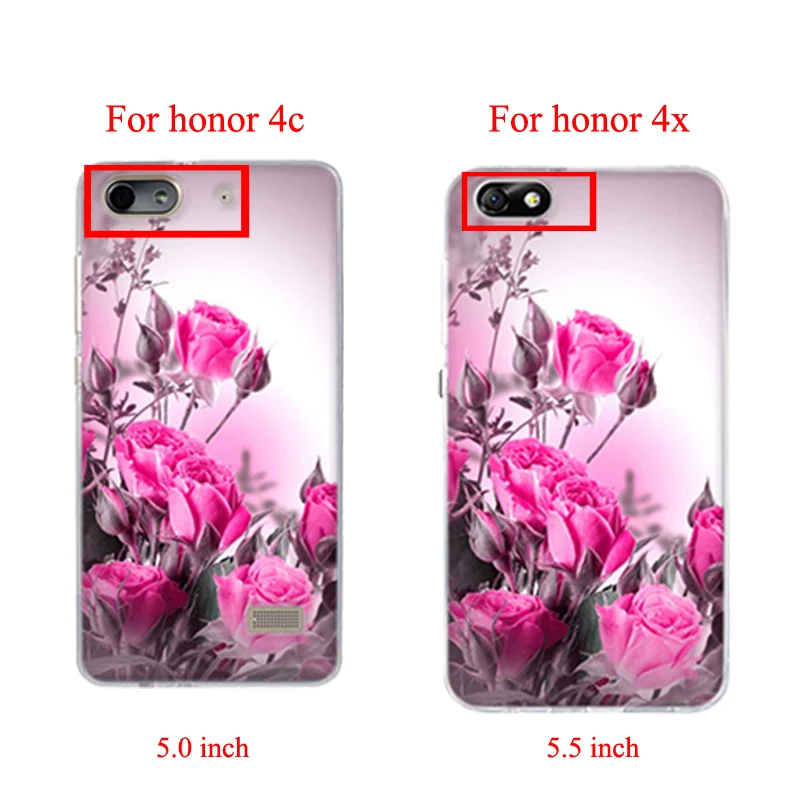 Чехол для huawei Honor 4X 4A 4C 4 Play Мягкий силиконовый чехол TPU Coque чехол для Funda huawei Ascend G620S G621 G Play Y6 чехол