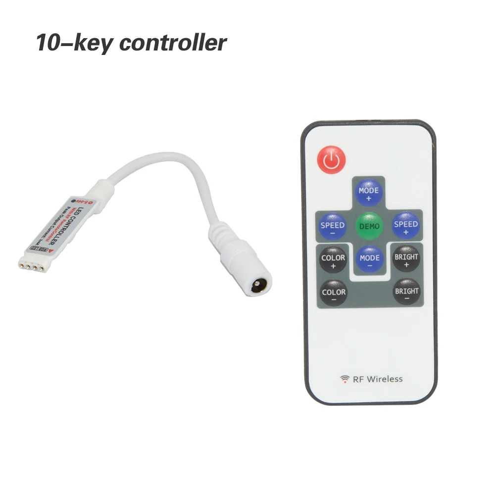 Пульт дистанционного управления 10Key 17Key 20Key 24Key 44Key для светодиодной ленты 5050 5630 3528