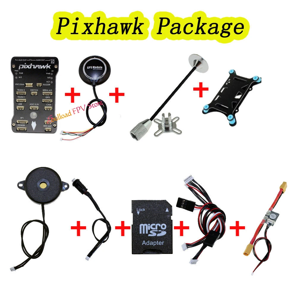 Полетный контроллер Pixhawk 2.4.8 PX4 pix стандартный M8N GPS 433 МГц 915 телеметрическая SD
