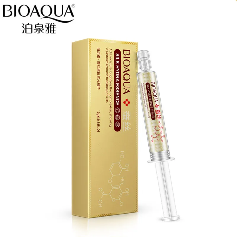 BIOAQUA Silkworm Шелковый эфирный крем Белковая Форма Вода Свет иглы эссенция мазок